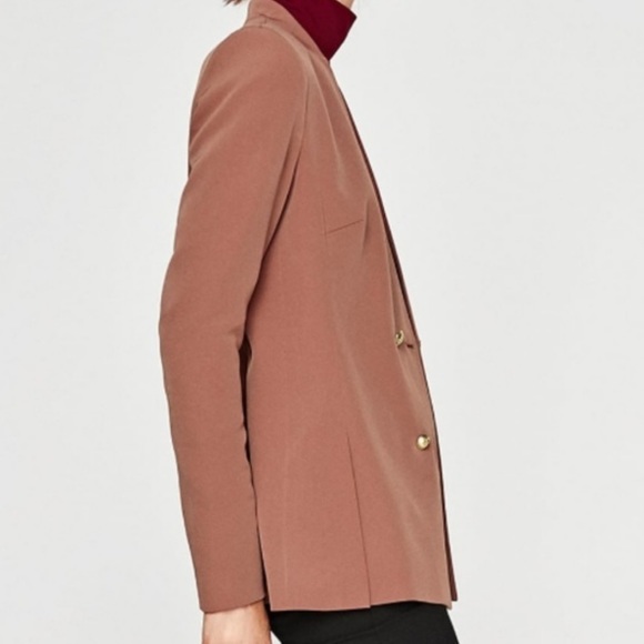 Zara Double Breasted Blazer - Picture 5 of 7